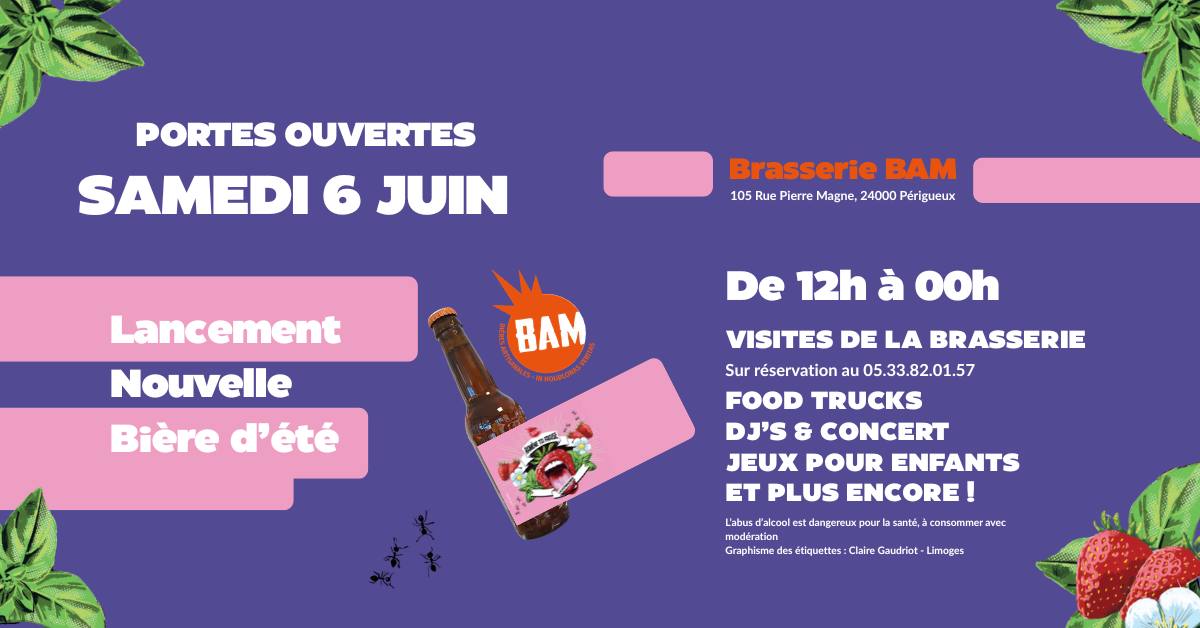 BAM  -Lancement de la bière d&rsquo;été